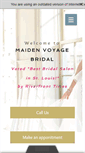 Mobile Screenshot of maidenvoyagebridal.com